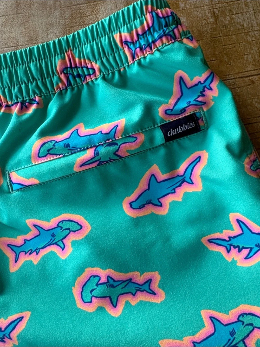 Chubbies euc teal